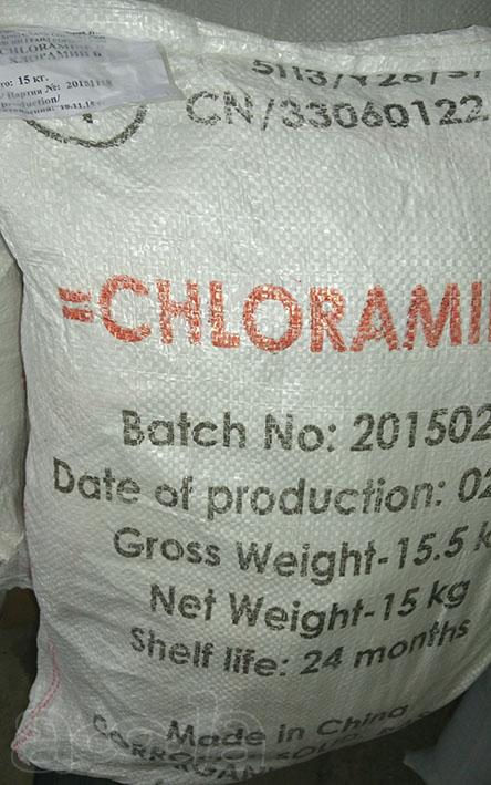 Хлорамин Б (Китай) (меш. 15 кг по 300 гр)